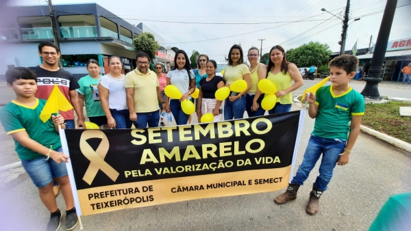 SETEMBRO AMARELO PELA VALORIZAÇÃO DA VIDA